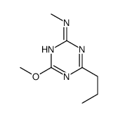 4-methoxy-N-methyl-6-propyl-1,3,5-triazin-2-amine结构式