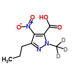 1-(2H3)Methyl-4-nitro-3-propyl-1H-pyrazole-5-carboxylic acid picture