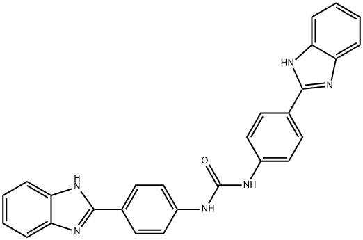 N,N'-Bis[4-(1H-benzimidazol-2-yl)phenyl]urea结构式