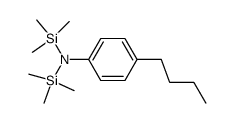 4-Butyl-N,N-bis(trimethylsilyl)anilin结构式