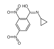 Benzamide, N-cyclopropyl-2,4-dinitro- (9CI)结构式