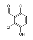 2,6-dichloro-3-hydroxybenzaldehyde Structure