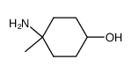 4-amino-4-methyl-cyclohexanol Structure