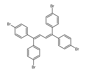 1,1,4,4-tetrakis-(4-bromo-phenyl)-buta-1,3-diene Structure