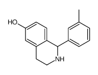 6-Isoquinolinol,1,2,3,4-tetrahydro-1-(3-methylphenyl)-(9CI)结构式