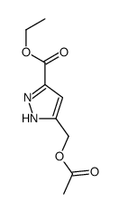 ethyl 5-(acetyloxymethyl)-1H-pyrazole-3-carboxylate结构式