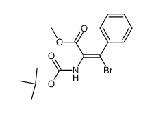 Boc-Z-ΔPhe(β-Br)-OMe结构式