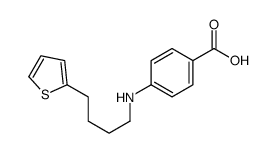 4-(4-thiophen-2-ylbutylamino)benzoic acid Structure