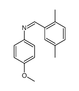 1-(2,5-dimethylphenyl)-N-(4-methoxyphenyl)methanimine Structure