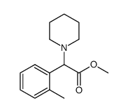 methyl 2-(2-methylphenyl)-2-(piperidin-1-yl)acetate结构式