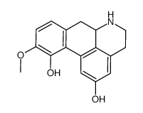 (6aR)-10-methoxy-5,6,6a,7-tetrahydro-4H-dibenzo[de,g]quinoline-2,11-diol Structure