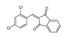 2-(2,4-DICHLOROBENZYLIDENE)-1H-INDENE-1,3(2H)-DIONE Structure