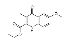 ethyl 6-ethoxy-3-methyl-4-oxo-1H-quinoline-2-carboxylate Structure