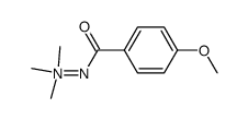 N-Trimethylammonio-p-methoxybenzamidat结构式