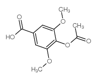 Benzoic acid,4-(acetyloxy)-3,5-dimethoxy- picture