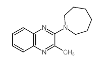 Quinoxaline, 2-(hexahydro-1H-azepin-1-yl)-3-methyl- structure