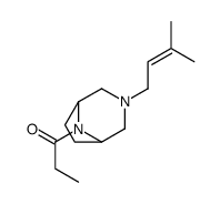 1-[3-(3-methylbut-2-enyl)-3,8-diazabicyclo[3.2.1]octan-8-yl]propan-1-one Structure