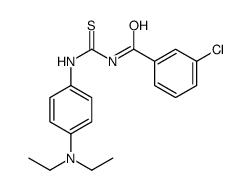 3-chloro-N-[[4-(diethylamino)phenyl]carbamothioyl]benzamide结构式