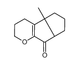 2H-Pentaleno[2,1-b]pyran-8(4bH)-one,3,4,5,6,7,7a-hexahydro-4b-methyl-,(4bR,7aS)-rel-(9CI)结构式