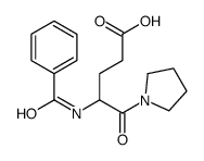 4-benzamido-5-oxo-5-pyrrolidin-1-ylpentanoic acid Structure