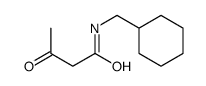 N-(cyclohexylmethyl)-3-oxobutanamide结构式