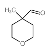 4-甲基四氢-2H-吡喃-4-甲醛结构式
