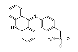 p-(9-Acridinylamino)phenylmethanesulfonamide structure