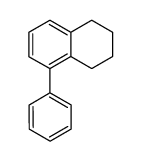 5-phenyl-1,2,3,4-tetrahydronaphthalene结构式