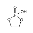 2-Hydroxy-1,3,2-dioxaphospholane 2-oxide Structure