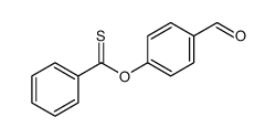 O-(4-formylphenyl) benzenecarbothioate Structure