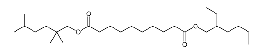 1-O-(2-ethylhexyl) 10-O-(2,2,5-trimethylhexyl) decanedioate结构式