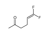 5-Hexen-2-one, 6,6-difluoro- (9CI)结构式