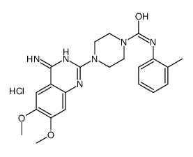 1-Piperazinecarboxamide, 4-(4-amino-6,7-dimethoxy-2-quinazolinyl)-N-(2-methylphenyl)-, hydrochloride picture