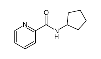 N-picolinoylcyclopentylamine结构式