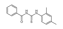 N-((2,4-dimethylphenyl)carbamothioyl)benzamide结构式