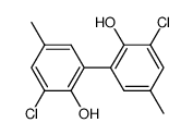 3,3'-dichloro-2,2'-dihydroxy-5,5'-dimethylbiphenyl Structure