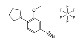 3-methoxy-4-(pyrrolidin-1-yl)benzenediazonium hexafluorophosphate picture