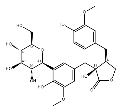 去甲络石苷元5'-C-β-葡萄糖苷图片