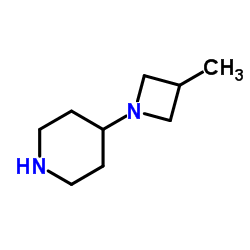 4-(3-甲基-1-氮杂环丁烷基)哌啶结构式