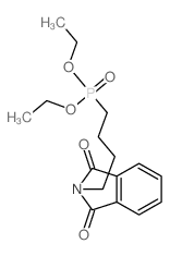 2-(4-diethoxyphosphorylbutyl)isoindole-1,3-dione结构式