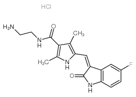 N,N-去二乙基舒尼替尼盐酸盐结构式