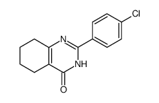 2-(4-chlorophenyl)-5,6,7,8-tetrahydroquinazolin-4(3H)-one Structure