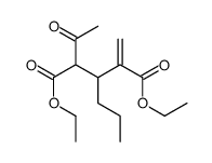 diethyl 2-acetyl-4-methylidene-3-propylpentanedioate结构式