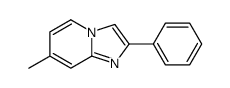 7-甲基-2-苯基咪唑并[1,2-a]吡啶结构式