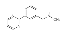 n-methyl-3-pyrimidin-2-ylbenzylamine结构式