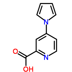 4-(1H-吡咯-1-基)吡啶-2-羧酸结构式