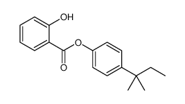 [4-(2-methylbutan-2-yl)phenyl] 2-hydroxybenzoate Structure