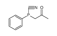 Phosphinecarbonitrile, 1-(2-oxopropyl)-1-phenyl结构式