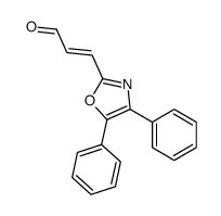 3-(4,5-diphenyl-1,3-oxazol-2-yl)prop-2-enal Structure