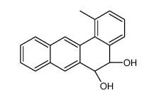 (5S,6R)-1-methyl-5,6-dihydrobenzo[a]anthracene-5,6-diol Structure